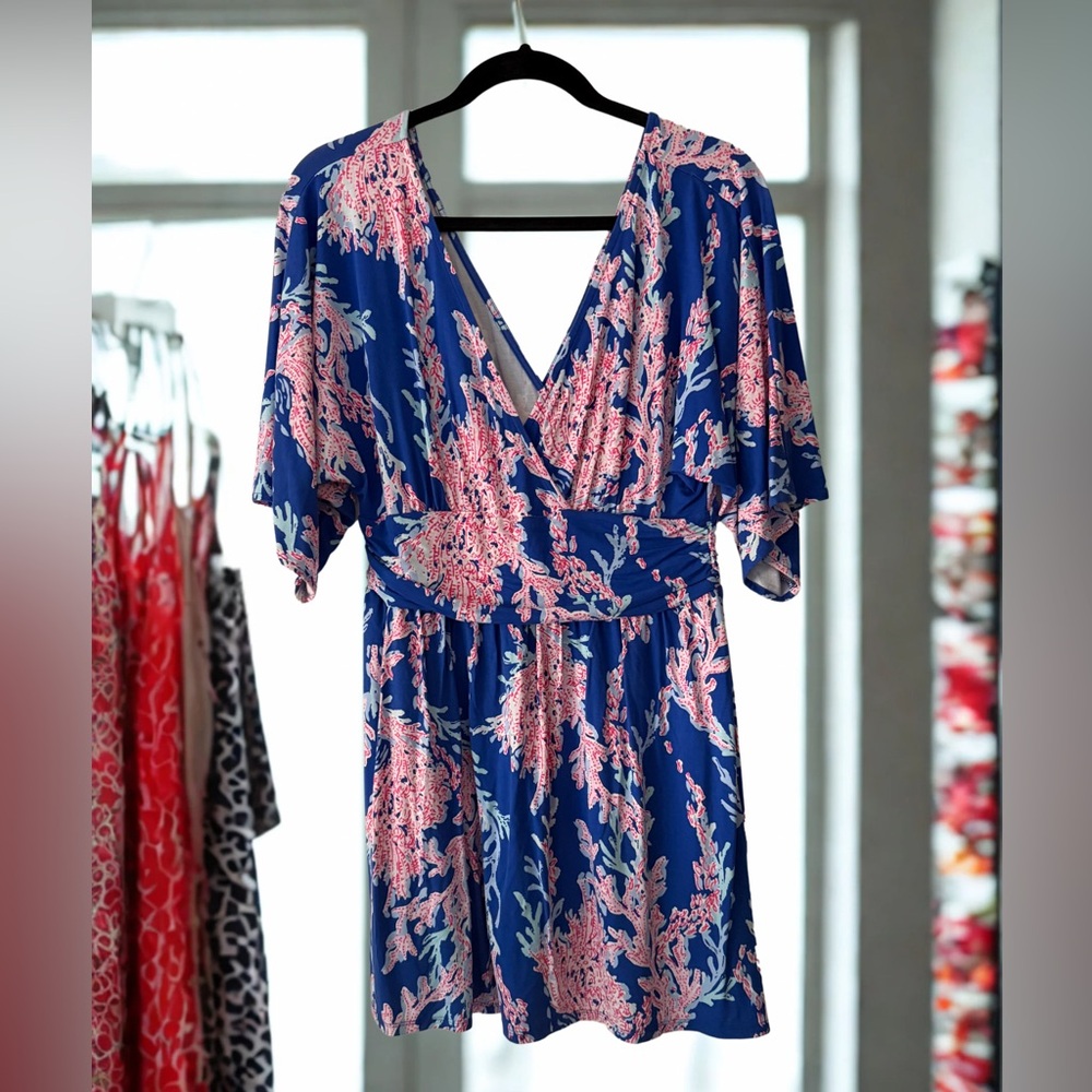 Lilly Pulitzer Blue and Pink Romper